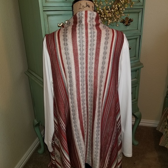 🌺 Santa Fe. Inspired Fringe Vest - Picture 5 of 7